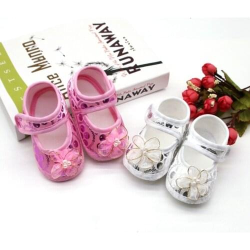 Baby Girl Shallow Floral Printed Cotton bottom Soft Shoes Newborn Casual Toddler Shoes Non-slip Pre-walkers First Walkers 0-18M