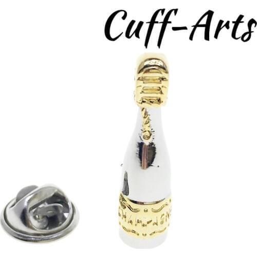 Lapel Pin Badges Champagne Bottle Lapel Pin Badge Fashion Brooches Novelty Pin Jewelry By Cuffarts P10417