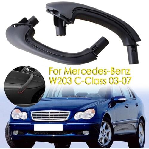 Inner Door Grab Handle Interior Pull Strap Cover Trim Replacement Fit For Benz W203 C-Class 2003 - 2007 Car Accessories