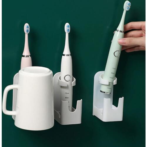 Wall-Mounted Bathroom Electric Toothbrush Holder Storage Toothbrush Holder Universal Electric Toothbrush Holder