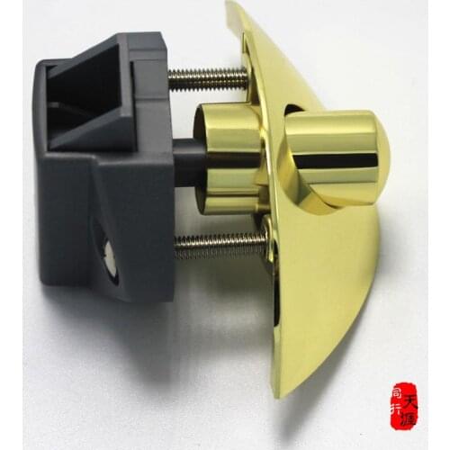 RV wall cabinet lock button with half-moon zipper furniture cabinet drawer lock yacht marine cabinet door lock