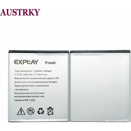New For EXPLAY Fresh Cell Phone 2000mAh Replacement Battery Batteries In stock+ Tracking code