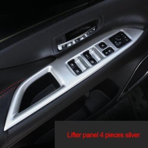 For Mitsubishi OUTLANDER EX 2013-2019 ABS chrome matte silver Lifter panel 4pcs