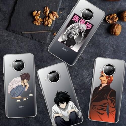 Rem and misa death note anime Phone Case Transparent for Xiaomi mi Redmi note 10 t 8 9 pro lite 11 Samsung S 8 9 10 20