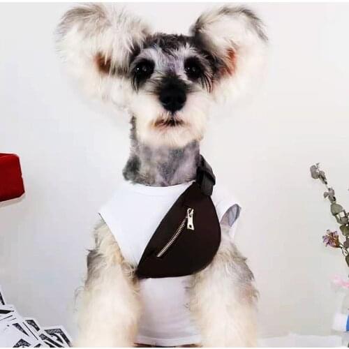 Fashion Pet Dog Self Slings Schnauzer Crossbody Bag PU Messenger Dog Purse Carrier For Small Dogs PDCA915