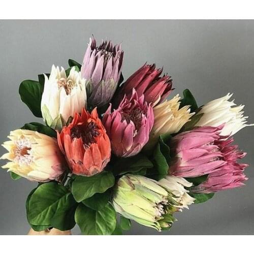 Bride Wedding Bouquet Flower DIY Flower Arrangement Fake Emperor Flowers White Home Party Wedding Table Decoration