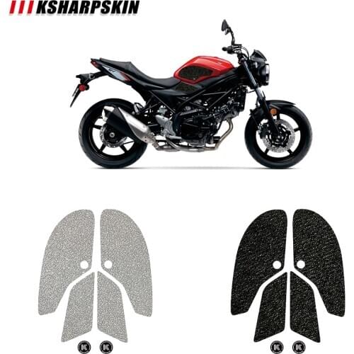 Motorcycle protection pad tank grip fuel tank pad sticker gasoline knee traction side decal for SUZUKI 2017 2018 SV650 ABS
