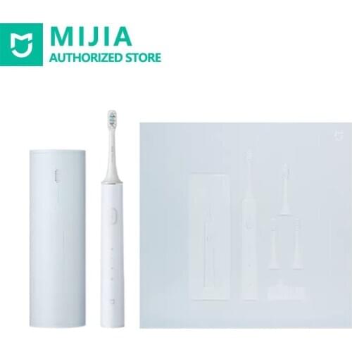 XiaoMi Mijia T500C Sonic Electric Toothbrush Wireless Rechargeable Waterproof Automatic Brush Tooth For Adult With Heads