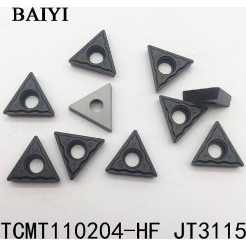 10pcs TCMT110204-HF JT3115 carbide inserts for CNC lathe blades power tools