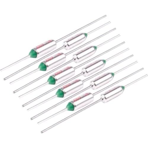 10 Pcs 250V 10A TF 120 Degree Celsius Cutoffs Temperature Thermal Fuse