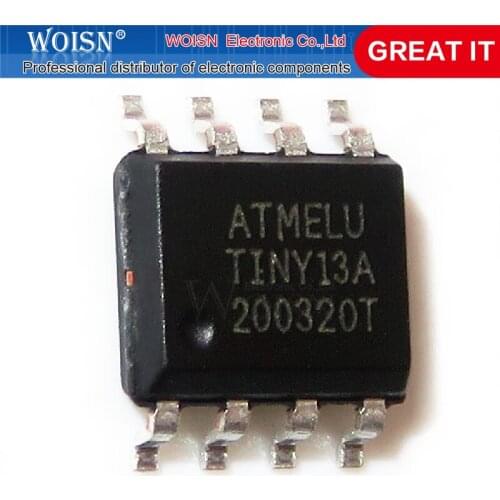 2pcs/lot ATTINY13A-SSU ATTINY13A TINY13A SOP-8 new and original IC In Stock