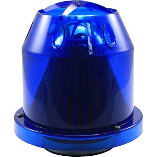 76mm 3 inch Car Air Filter High Flow Crankcase Vent Cover Mini Breather Cold Air Intake Filters For Auto Universal Blue Red