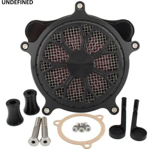 Motorcycle Air Cleaner Filters Intake Air Cleaners CNC For Harley Touring Road King Street Glide Tri 08-16 Dyna FXDLS Softail