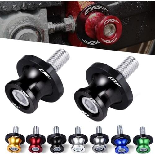Motorcycle Swingarm Spools M8 Stand Screws CNC Accessories For Honda CRF250R CRF450R CRF450RX CRF250X CRF450X CRF 125 250 450