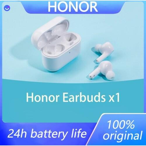 Original Honor True Wireless Earbuds Earphone Stereo Honor EarbudsX1 Bluetooth 5.0 Waterproof Dual Microphone Noise Reduction