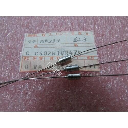 Original New 100% CS02H1VR47K 35V0.47uf 10% axial tantalum capacitor (Inductor)