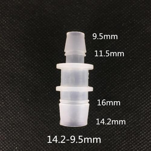 14.2-9.5mm plastic connector, hose coupling, reducing connector, quick coupling