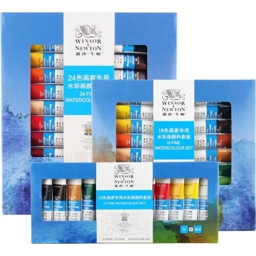 12/18/24Color Professional Watercolor Paint Premium Water Color Pigment for Artist Painting Drawing Art Supplies