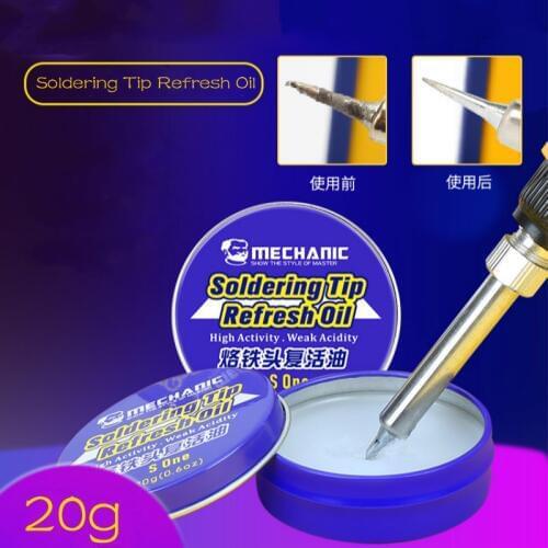 MECHANIC Repairman repair soldering tip refresh oil resurrection cream clean soldering iron head protective oil deoxidization