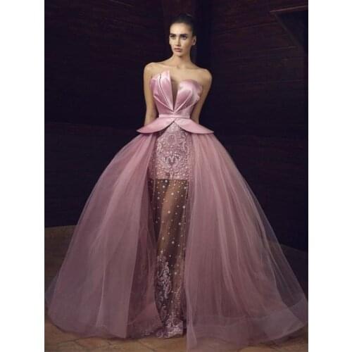 Princess Pink Prom Dresses Off Shoulder Beads Lace Appliques Evening Dress Custom Made Floor Length Party Gown