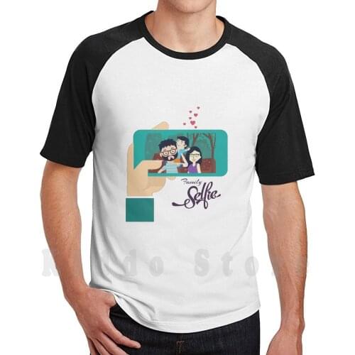 Family Selfie T Shirt DIY Big Size 100% Cotton Superdad Daddy Hero Father Papa Love Hamburg Dadlife Family Dad Football