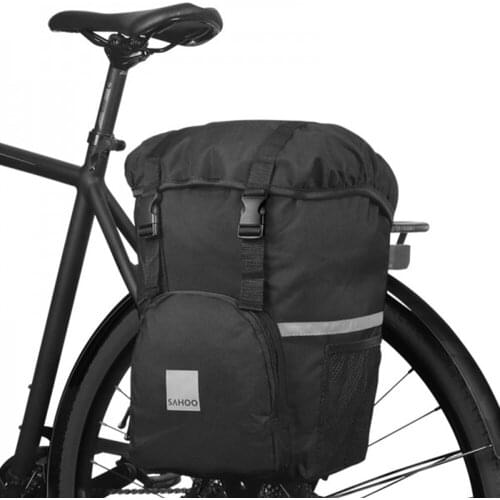15L Bicycle Bag Single Pannier Cycling Bag Multifunctional Bicycle Bike Rear Seat Trunk Bag Large Capacity Waterproof Bags
