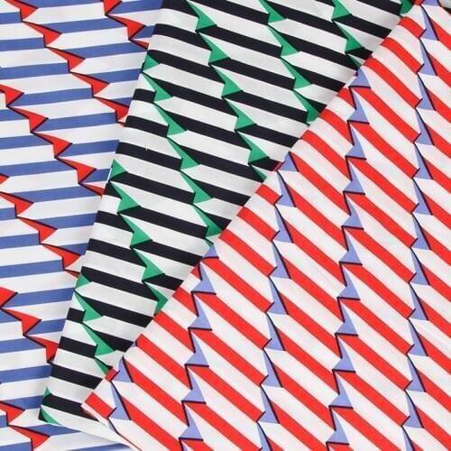 Colorful geometric patterns vintage fabric Retro style fabric Calico Printed cotton fabric for DIY Bag 1 order=50cm*140cm