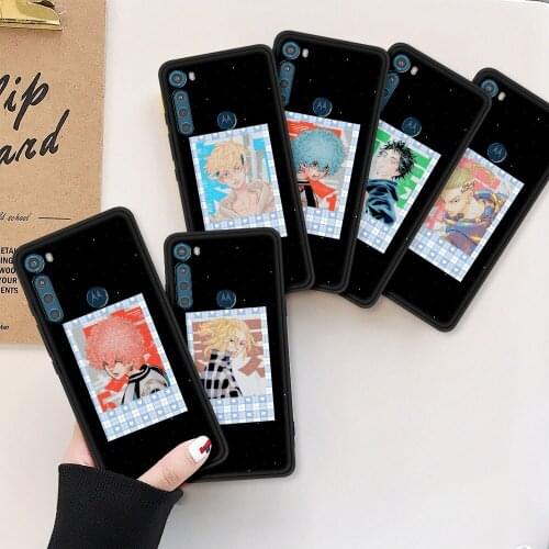 Smartphone Case for Motorola Moto G9 Play One Fusion Plus Soft Cover G8 Power Lite E6s Ultrathin Coque Tokyo Revengers Anime