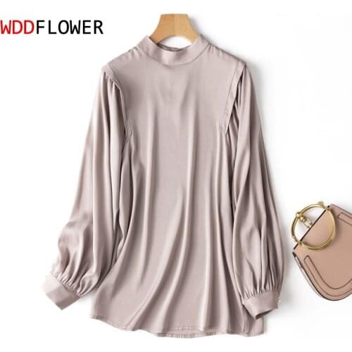 Серые блузки WDDFLOWER China At AliExpress