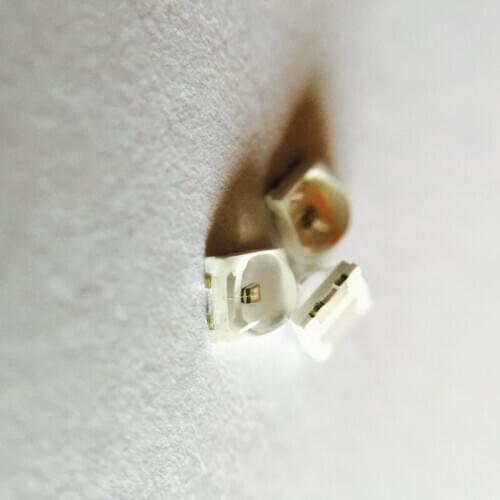 100PCS/Lot LED Infrared 2835Package With Lens Dome Wide 940nm 855nm 945nm 850nm IR Emitting Diode For miniature light barrier