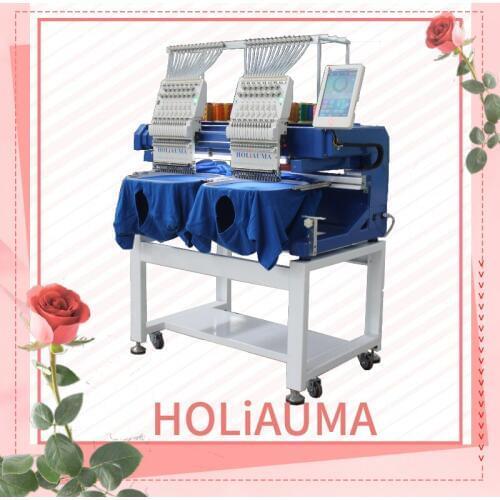 2 Head 15 Needles Computerized Embroidery Machine Like Tajima with Cheapest Prices With Embroidery Machine