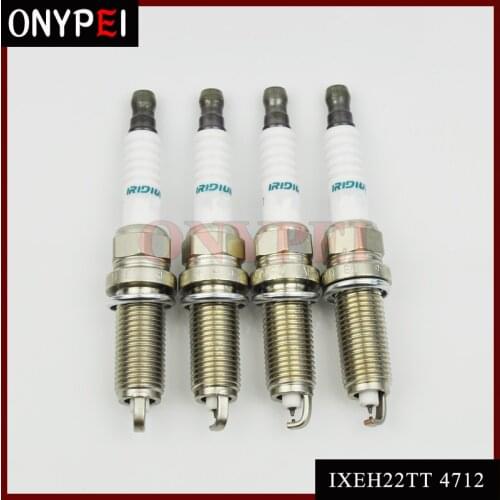 4 x Dual Iridium Spark Plug IXEH22TT 4712 For Nissan 350Z Z33 Murano Z51 Stagea M35 IXEH22TT-4712