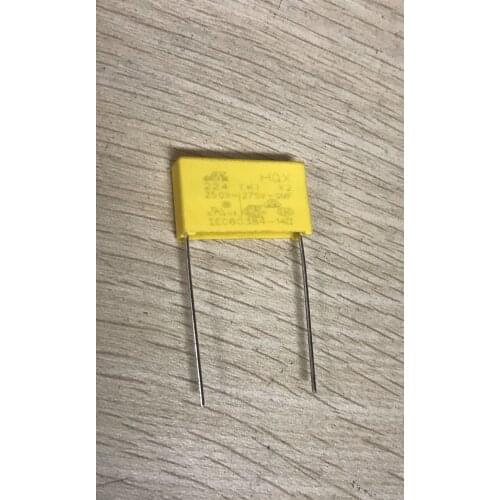 50PCS safety capacitance MKP 224K 275VAC safety capacitance 224K 0.22UF 275V P22MM