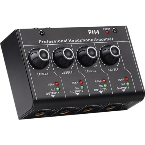 Audio Interface For Recording, Streaming And Podcasting With Dual RCA Inputs Eight Outputs AC12V 300MA Powered