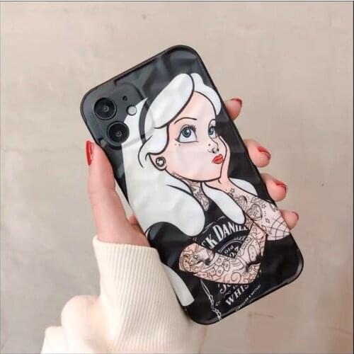 Disney Princess Alice personality for iPhone 11 case iPhone 12 promaxxs all inclusive XR soft 78plus iphone 11 pro max case