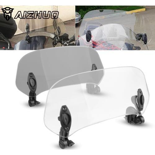 FOR YAMAHA DT125 DT125R DT200 DT230 DT 125 200 230 FZ-S 150 FZ 16 Motorcycle Windshield Wind Screen Air Deflector