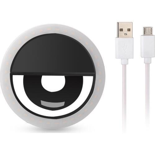 Cadiso Macro Ring Lights ring flash for phone camera led photo build in battery taking for self stick macro flash ring light