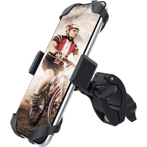 YIANERM Bike Phone Mount for Bicycle Motorcycle Handlebar Mount Clamp Bike Phone Holder Accessories For iPhone Samsung 4-7 inch