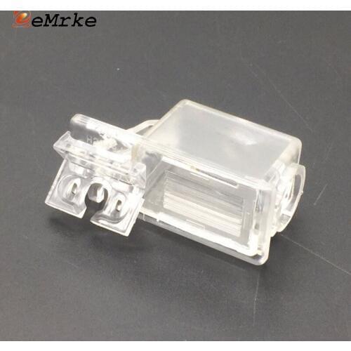 EEMRKE Car Rear view Camera Bracket Mount License Plate Lights Housing for Geely Emgrand EC7 Sedan Matchedje X3 2010-2016