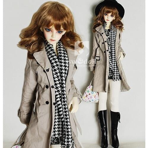 1/3 BJD jacket classic long windbreaker BJD coat SD winter clothing