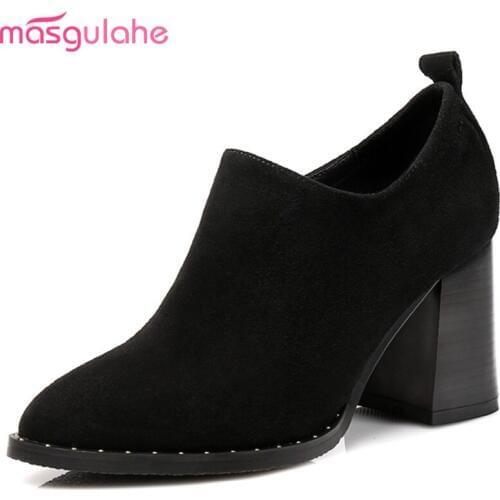 Замшевые туфли-лодочки Masgulahe China At AliExpress