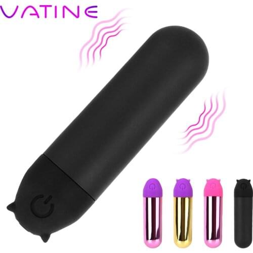 VATINE 10 Speeds Mini Bullet Vibrator Clitoral Stimulator Sex Toys for Women Sex Shop Female Masturbator G Spot Massager