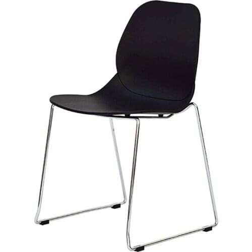 Set of 4 Modern Design Dining Chair High Quality Plastic Base Stainless Steel Leg for Living Room Dining Room Restaurant