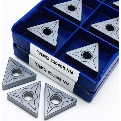 10 pieces of lathe tool TNMG220404 NMG220408 HM NC3020 high quality original outer metal turning tool CNC turning blade