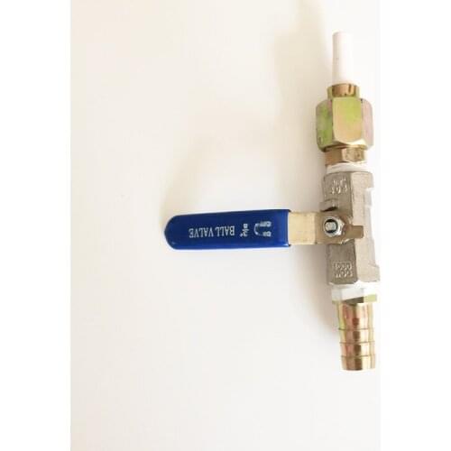 Valve type sand blasting gun for 5gallon sandblast tanks with sandblast nozzle, air sandblast gun for rust cleaning