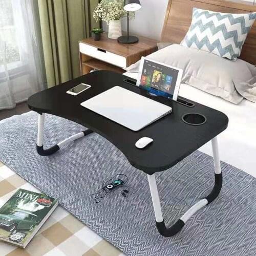 Portable folding Desk Holder Bed Table Desk Wooden Foldable Computer Desk for Laptop Bed Sofa Tea Folding Portable Desk