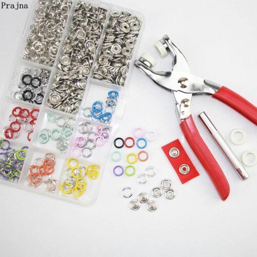 Prajna Button Tool 9.5MM Five-prong Buckle Hollow Color Pure Copper Metal Childrens Button Baby Five-strap Eyelet Clothes DIY