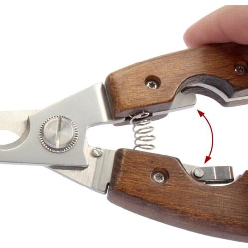Pet Cleaning Beauty Wood Metal Smooth Cutting Professional Pet Toe Nail Clippers Paw Toe Tool Trimmer Toenail Cat Nail Clippers
