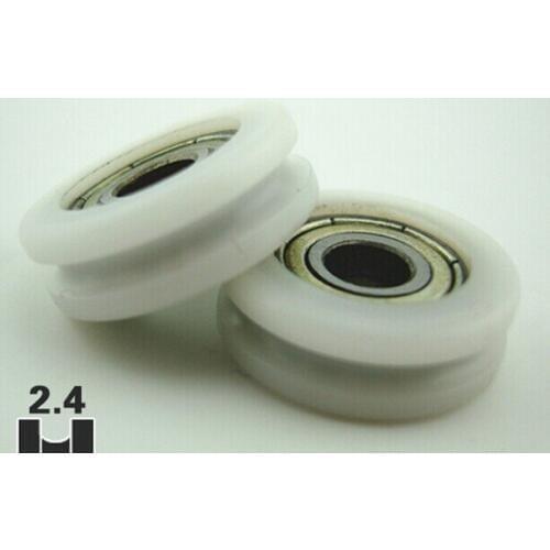 Shower door and window roller 6*21*7mm groove V nylon pom bearing Ball Bearings NYLON pulley bearing