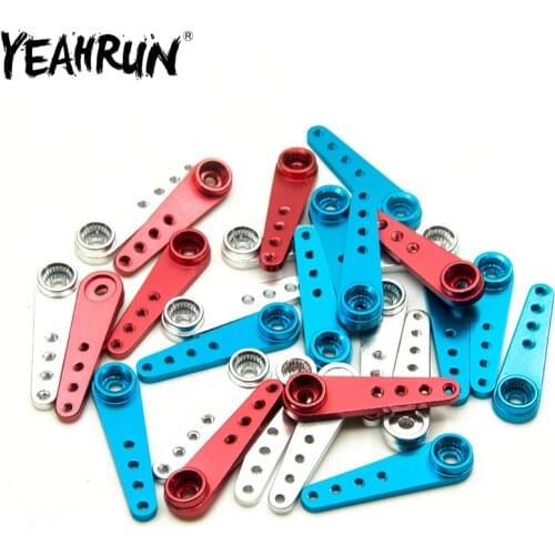 YEAHRUN Aluminum RC Servo Arm Horn 37.25MM 23/24/25T for Futaba Hitec JR SANWAN RC Model Tools
